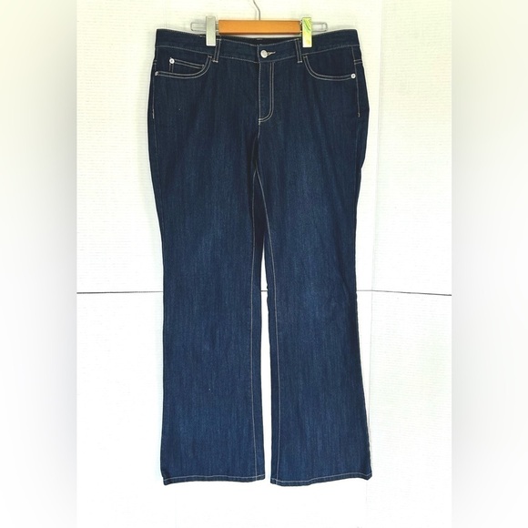 Michael Kors jeans pants Classic flare blue size 12 - Picture 2 of 9